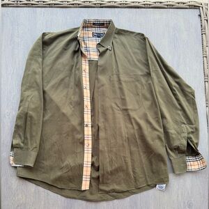 Vintage Burberry Button Up